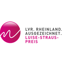 Logo in pink des Luise-Straus-Preises